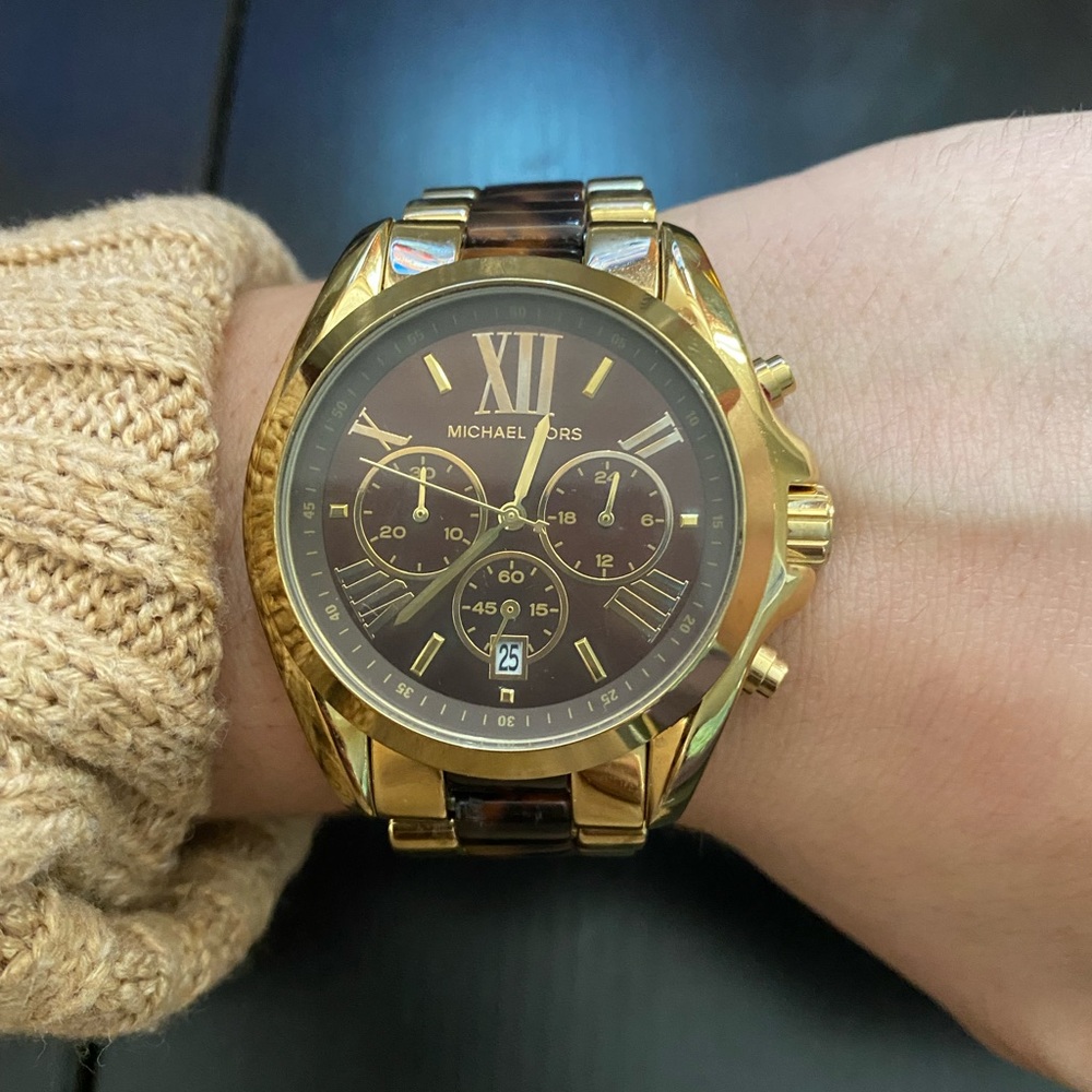 Michael Kor’s Tortoise Shell Watch